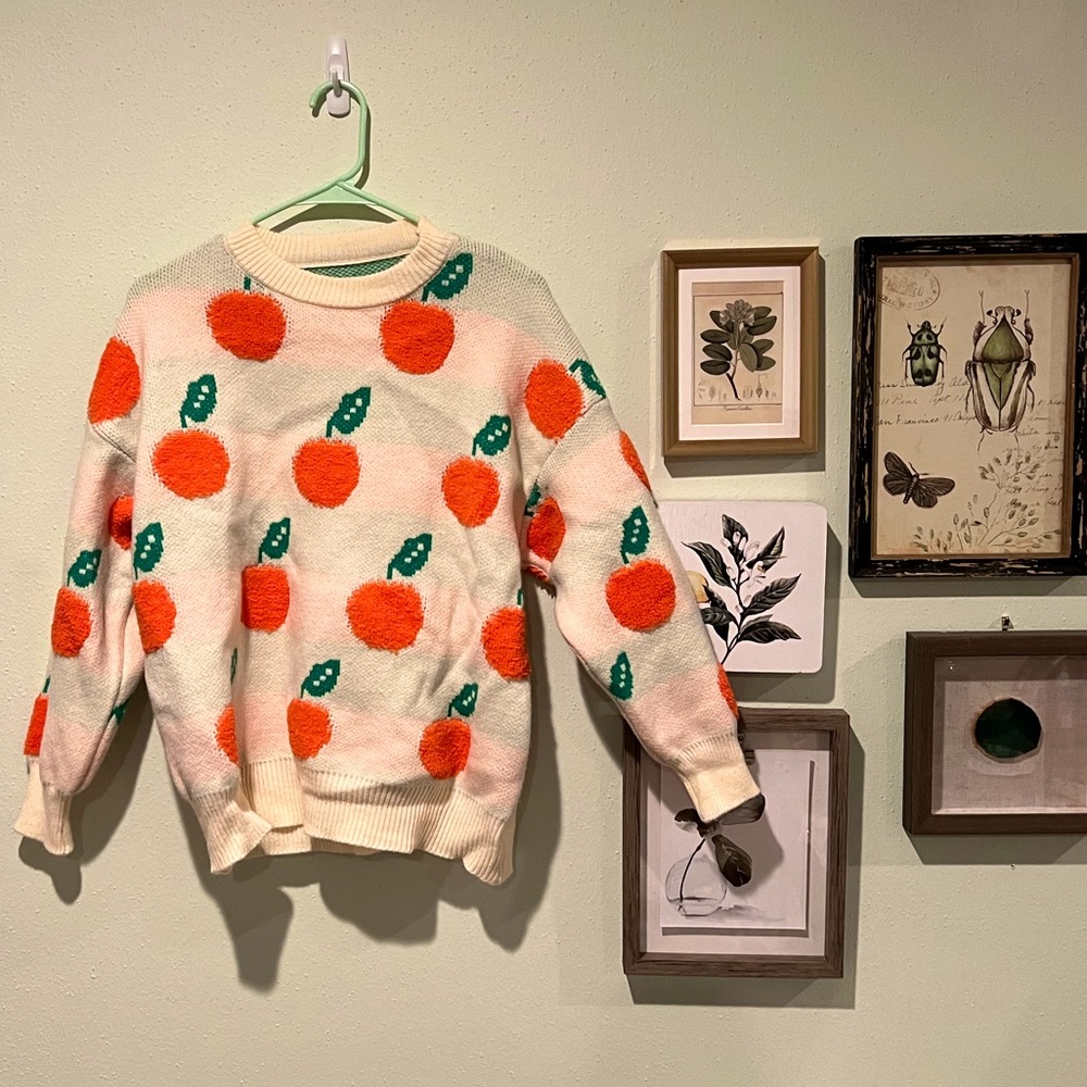 Cider Womens Orange Sweater